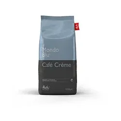 Melitta MONDO BLU Café Crème Kaffeebohnen, Arabica- und Robustabohnen kräftig, 1,0 kg