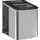 Homcom Eiswürfelmaschine Eiswürfelbereiter 9 Würfel in 8 Minuten fertig, 12 kg in 24 h, Selbstreinigende Tragbare Ice Maker für Küche, Büro, Bar