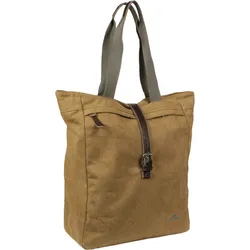 Greenlands Fahrradtasche Canvas Shopper 20 Liter 42 x 34 x 14 cm Kamelbraun braun 20 LITER