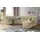 DOMO collection Wohnlandschaft DOMO COLLECTION "Bahia mit viel Platz, zeitloses Design, U-Form", beige, B:308cm H:91cm T:200cm, Luxus-Microfaser (100% Polyester), mit Muster;Struktur (100% Polyester), Sofas, Wohnlandschaft, wahlweise mit Bettfunktion