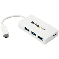 Startech StarTech.com USB-C Hub - USB 3.0 - 4 Port USB-C, 4 Ports), Dockingstation Hub - Weiß