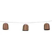 Lumisky Solar-Lichterkette 3,8M Kunststoff 10 Lampen inkl. Solarzelle spritzwassergeschützt