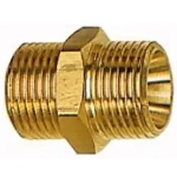 Doppelgewindenippel Messing Außengewinde G2" Außengewinde G2" L54mm