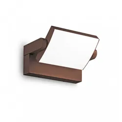 swipe ap, brauner schwenkbare wandleuchte, ideal lux