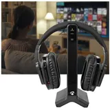 Nedis TV RF Over-Ear Kopfhörer Schwarz
