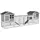 PawHut Kleintierstall 259 x 64 x 92 cm grau