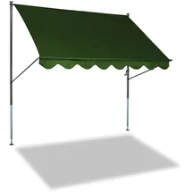 Angerer Klemmmarkise Standard 400 cm uni grün