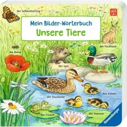 RAVENSBURGER 41917 Mein Bilder-Wörterbuch: Unsere Tiere