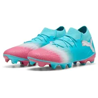 Puma Future 8 Match Re-Charge FG/AG Fußballschuhe Erwachsene rosa|weiß|blau