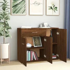 vidaXL Sideboard Braun Eiche-Optik 88x30x70 cm Holzwerkstoff