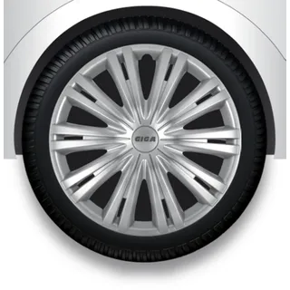 ZentimeX Radzierblenden Radkappen Radabdeckung 14" Zoll #17 Silber ABS