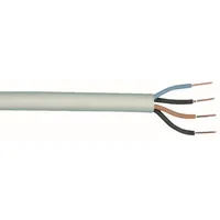 Feuchtraumleitung NYM-J 4 x 1,5 - 10 Meter, grau