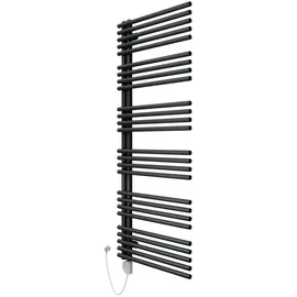 Schöner Wohnen Designheizkörper 1510 x 600 mm elektrisch 3 Schwarz links