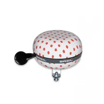 Basil Ding-Dong Klingel Polka Dot Weiß/Rot Ø80mm