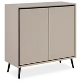 freiraum Arona 90 x 90 x 38 cm Sand / Schwarz
