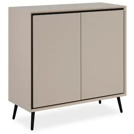 freiraum Arona 90 x 90 x 38 cm Sand / Schwarz