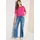 Cecil Rundhalsshirt Rosa XXL