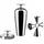 Alessi The Tending Box Cocktail-Set 3-teilig Edelstahl