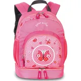 FABRIZIO Kinderrucksack Schmetterling - rosa