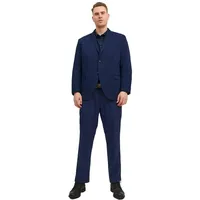 JACK & JONES Franco Plus Size Anzug Medieval Blue 72
