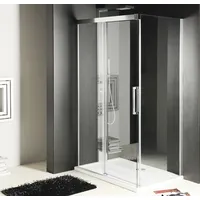 Gelco Komplettdusche Fondura Rechteckige Duschkabine 1100x1000mm L/R Variante, BxT: 110x100 cm, Gelco-GF5011GF5001-SET