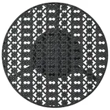 vidaXL Bistrotisch Ø 40 x 16,2 cm Schwarz