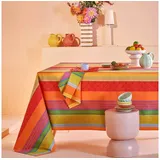 Garnier Tischdecke Mille Broderies Samba 150 x 150 cm Herzen
