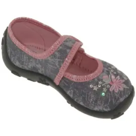 Beck Mädchen danseres Hausschuh, Grau, 34 EU