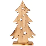 NÄVE LED-Holz-Dekoleuchte Tannenbaum klein