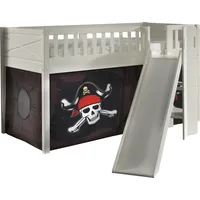 Vipack Spielbett SCOTT, 90 x 200 cm Caribian Pirate weiß, 90x200 cm,