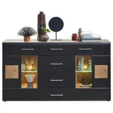 Stella Trading Sideboard SONATE - (B/H/T) ca. 170,00x93,00x40,00