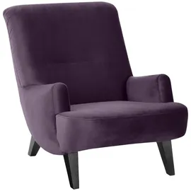 58 aufm Kessel Sessel 58aufmkessel Polyester 101 x 80 x 71 cm Violett/Schwarz
