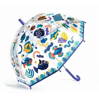 DJECO Fish Kinder-Regenschirm Mehrfarbig