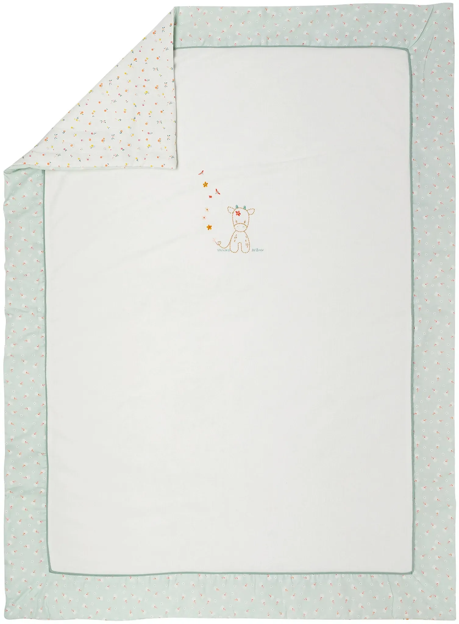 Nattou Babydecke Mila 100 x 135 cm, weiss