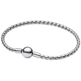 Pandora Moments Runder Verschluss Flügel-Kettenarmband Silber 594028C00-18 Größe 18