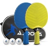 Joola Tischtennisschläger Vivid Outdoor Set, Tischtennis Schläger Set Tischtennisset Table Tennis Bat Racket
