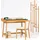 WoodMan Schreibtisch Brompton Eiche massiv / Braun