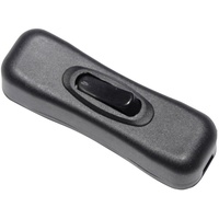 TRU Components Schnurschalter Schwarz 1 x Aus/Ein 2 A