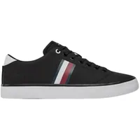 Tommy Hilfiger Herren Vulcanized Sneaker Schuhe, Schwarz (Black), 41