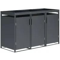 DEGAMO Mülltonnenbox ULM 200 x 124 cm anthrazit