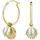 Rosefield Creolen JSPCEG-J173 gold Edelstahl mit Perle