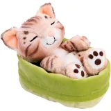NICI Kuscheltier Katze Bengal 12cm schlafend im