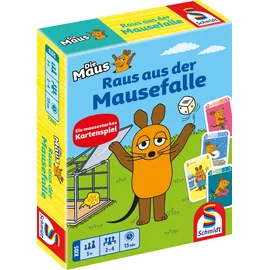 Schmidt Spiele Die Maus, Raus aus der Mausefalle, Kartenspiel