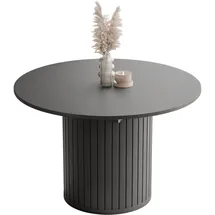 idohome Esstisch 160 x 77 x 120 cm schwarz