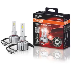 Osram Scheinwerferlampe H1 Night Breaker LED 2 Stück