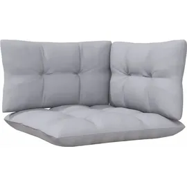 vidaXL Garten-Lounge-Set 8-tlg. grau Kiefernholz