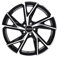 CARMANI 23 Rudi black polish Alufelge 18 Zoll ET35 5x112 ML66.6