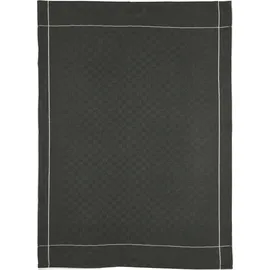 Ross 2er Set 908, 1 Geschirrtuch + 1 Küchenfrottiertuch in einer Banderole« Zwirn Halbleinen Geschirrtuch + Küchenfrottiertuch aus 100% Baumwolle, grau