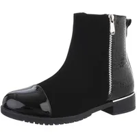 Ital-Design Stiefelette in Schwarz | Gr.: 36