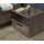 Forte Nachtschrank Jacky 0 x 0 x 0 cm Braun/Schwarz